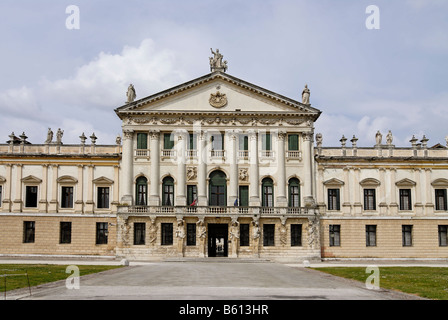 Villa Pisani a Stra vicino a Padova al canale del Brenta, Veneto, Veneto, Italia, Europa Foto Stock