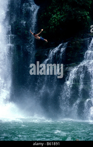 Cascate, Cataraktas Nauyaca, Costa Rica, America Centrale Foto Stock