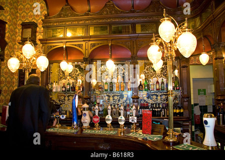 Interno della St Stephens Taverna in London Inghilterra England Foto Stock