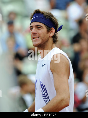 Juan Martin Del Potro, dall Argentina, Mercedes-Cup Stuttgart 2008 Foto Stock