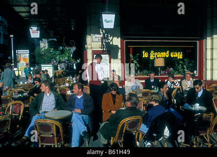 Le grande cafe ristorante città di Bruxelles Regione Bruxelles-capitale Belgio Europa Foto Stock