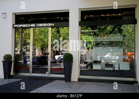 Porsche Design store sul Kudamm, Berlino Foto Stock