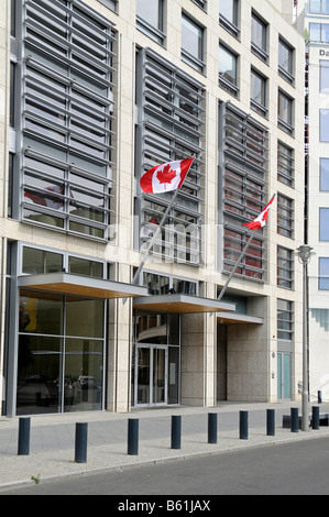 Ambasciata Canadese, su Leipziger Platz, Berlin Foto Stock