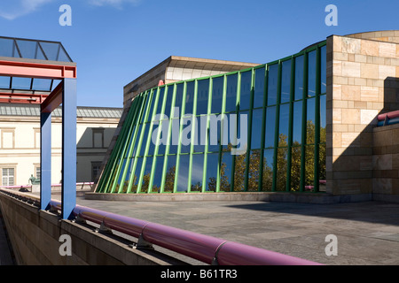 Nuova Galleria di Stato progettato da James Stirling, Stoccarda, Baden-Wuerttemberg, Germania, Europa Foto Stock