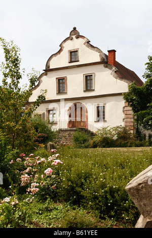 Herrenmuehle Museo Municipale, a Hammelburg, Baviera, Germania, Europa Foto Stock