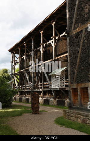 Opere di sale, Bad Kissingen, Rhoen, Baviera, Germania, Europa Foto Stock