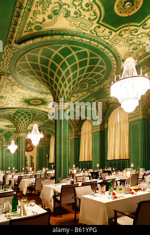 Sala verde nell'edificio Regentenbau, Bad Kissingen, Rhoen, bassa Franconia, Baviera, Germania, Europa Foto Stock