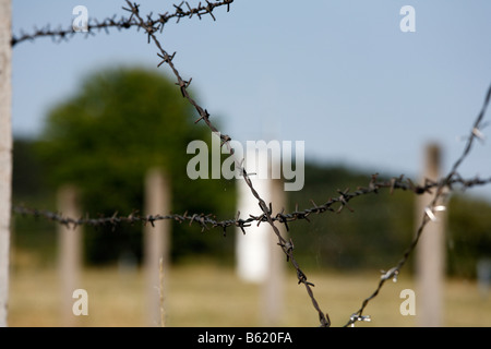 Ex DDR/confine RDT, Punto Alfa Museo di frontiera, Rasdorf/Geisa, Rhoen, Turingia, Germania, Europa Foto Stock