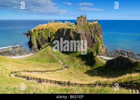 Castello di Dunnottar Scozia, Gran Bretagna, Europa Foto Stock