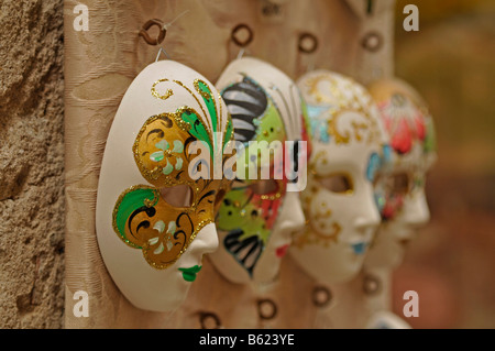 Maschere di Carnevale, Venezia, Italia e Europa Foto Stock