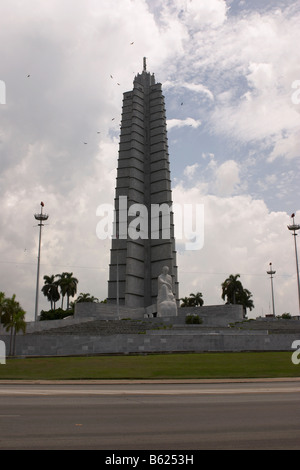 Memorial Jose Marti, Plaza de la Revolucion, Havana, Cuba Foto Stock