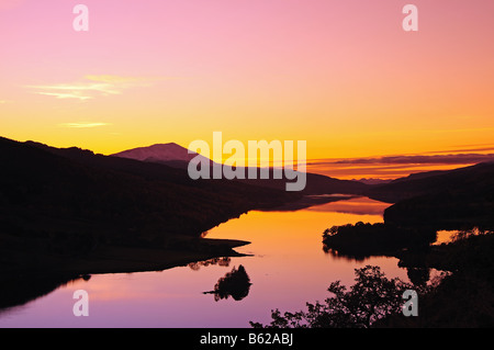 Queens vista Loch Tummel Perthshire Scozia UK Foto Stock