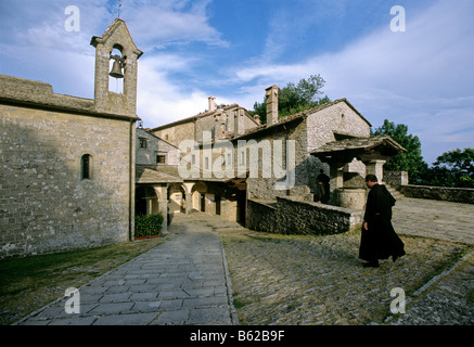 Monaco, Chiesa di Santa Maria degli Angeli, La Verna convento francescano, Bibbiena, Casentino, provincia di Arezzo, Toscana, Italia, Eur Foto Stock