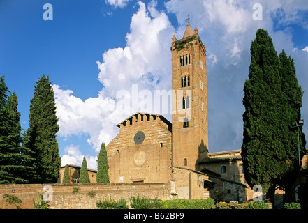 Santa Maria dei Servi la Basilica, il campanile, Siena, Toscana, Italia, Europa Foto Stock