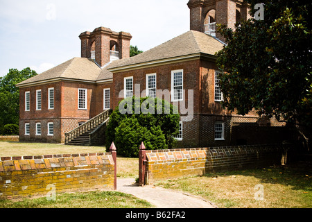 Stratford Hall, il luogo di nascita di Robert E. Lee, in Stratford, VA. Foto Stock