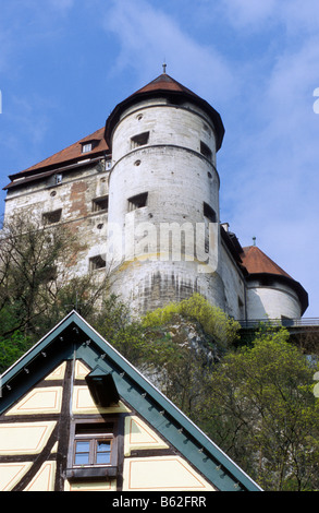 Castello Hellenstein, Heidenheim an der Brenz, Svevo, Baden Wurttemberg, Germania Foto Stock