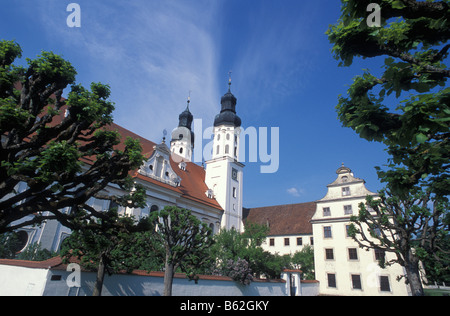 Minster, chiostro Obermarchtal, Svevo, Baden Wurttemberg, Germania Foto Stock