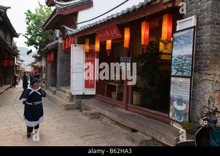 Cina Yunnan Lijiang in città Patrimonio Mondiale dell Unesco Foto Stock