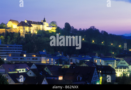 Castello Hellenstein, Heidenheim an der Brenz, Svevo, Baden Wurttemberg, Germania Foto Stock