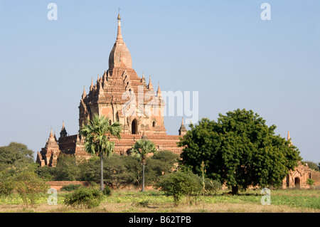 Tempio di Htilominlo, Bagan, Myanmar Foto Stock