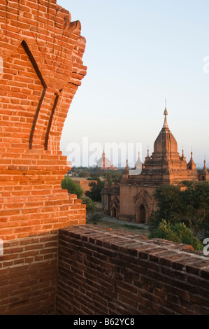 Templi e pagode, Bagan, Myanmar Foto Stock