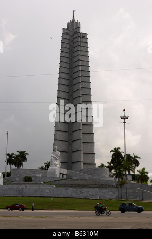 Memorial Jose Marti, Plaza de la Revolucion, Havana, Cuba Foto Stock