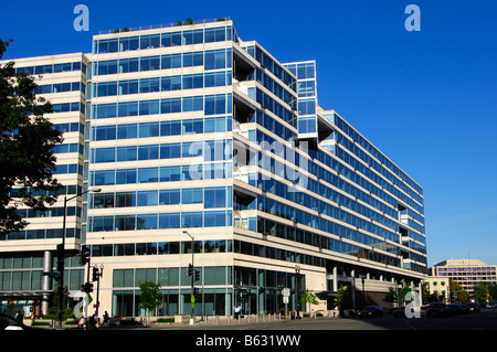 12 storia edificio sede del Fondo monetario internazionale FMI, Pennsylvania Avenue NW, Washington, DC, Stati Uniti d'America Foto Stock