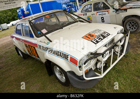 1970 Ford Escort Mk1 World Cup, Hannu Mikkola Londra - Messico - vincitore del Rally. Goodwood Festival of Speed, Sussex, Regno Unito. Foto Stock