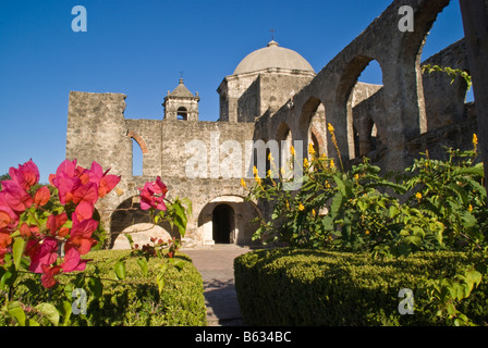Missioni di San Antonio, San Jose (AKA San Jose y San Miguel de Aguayo), sito storico dello stato Foto Stock
