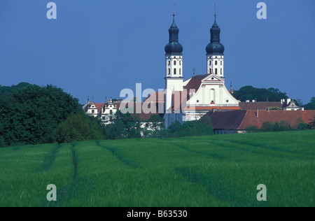 Minster, chiostro Obermarchtal, Svevo, Baden Wurttemberg, Germania Foto Stock