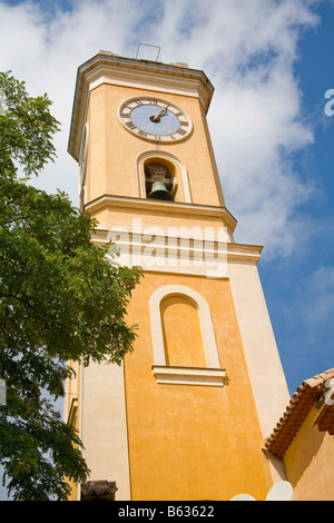 La Madonna Assunta La chiesa, l'Eglise Notre Dame de l'Assomption, Eze, vicino a Monaco, Francia Foto Stock