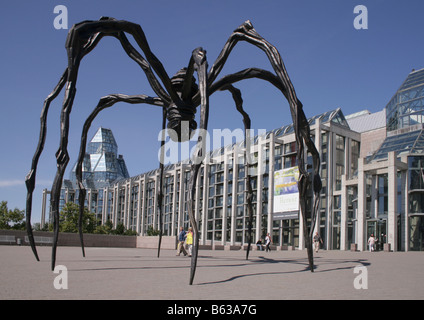 Maman il ragno gigante nella parte anteriore del Canadian National Gallery di Ottawa Foto Stock