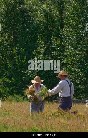 La storica Acadian Village New Brunswick Canada Foto Stock
