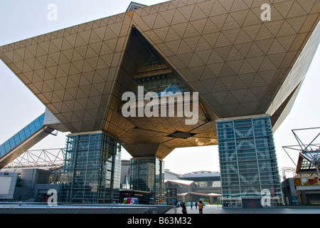 Il Tokyo Big Sight centro esposizioni e conferenze in Odaiba, presso Tokyo, Giappone Foto Stock