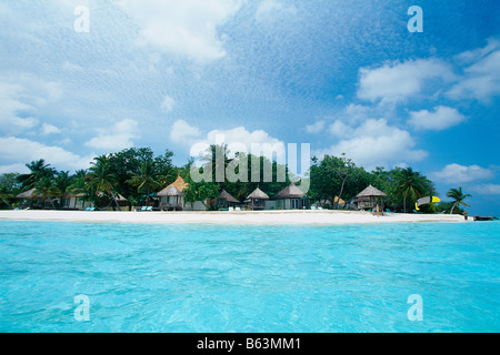 Maldive - Banyan Tree Resort - Isola di Vabbinfaru Foto Stock