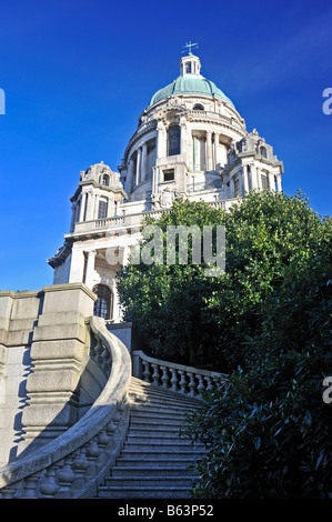 Ashton Memorial, Williamson Park, Lancaster, Lancashire, Inghilterra, Regno Unito, Europa. Foto Stock