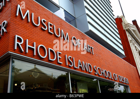 Museo di Arte, Rhode Island School of Design di Providence, USA Foto Stock