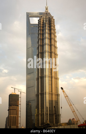 Shanghai world trade center torre Jinmao pudong cina Foto Stock