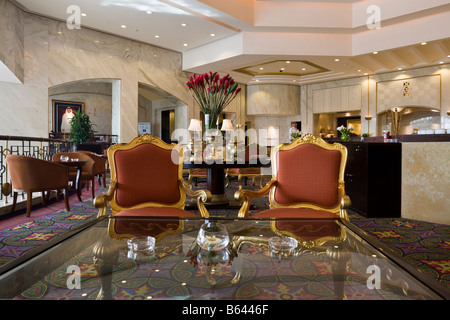 La lobby, il Ritz Carlton Hotel, Doha, Qatar Foto Stock