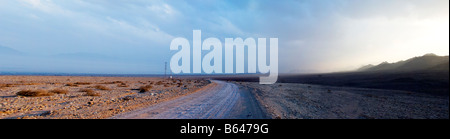 Arava israeliano valle in una giornata invernale Gennaio 2008 a pochi km a nord di Eilat Israel Foto Stock