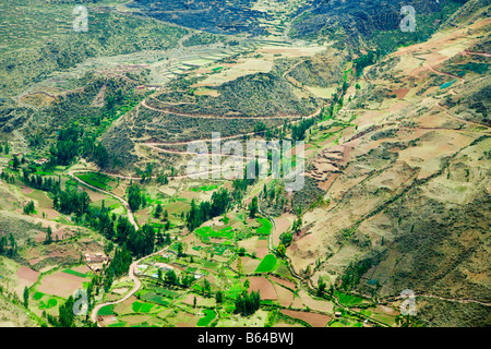 Perù da sopra Foto Stock