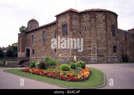 Il castello di Colchester, Essex, Regno Unito Foto Stock