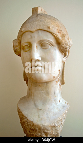 Athena Pentelic Atene Parthenos Varvekeion Pheidias III secolo d.c. il Greco in Grecia Foto Stock