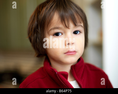 3 anno vecchio ragazzo eurasiatica Foto Stock