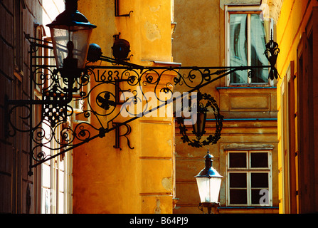 Strada di Vienna Austria Foto Stock