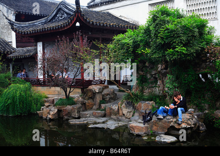 Cina provincia dello Jiangsu Suzhou Master delle reti Giardino Foto Stock