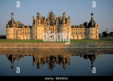 Elk165 1600 Francia Valle della Loira Chateau de Chambord xvi c Francois ler Foto Stock