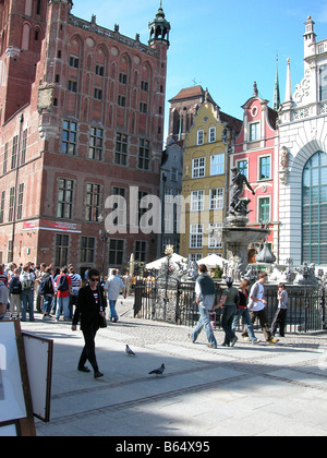 Gdansk, Gedania, Danzica Polonia ,Pomerania occidentale, Europa orientale Foto Stock