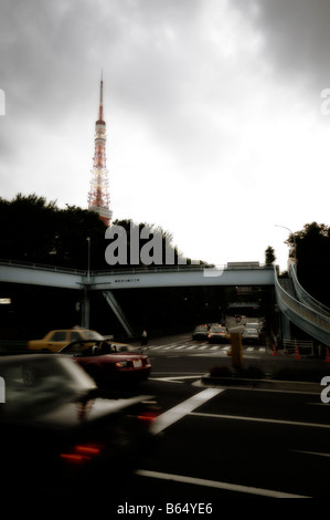 La torre di Tokyo. Zona di Shiba. Minato-ku distretto. Tokyo. Giappone Foto Stock