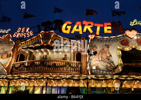 Un supporto al Winter Wonderland, Londra Foto Stock